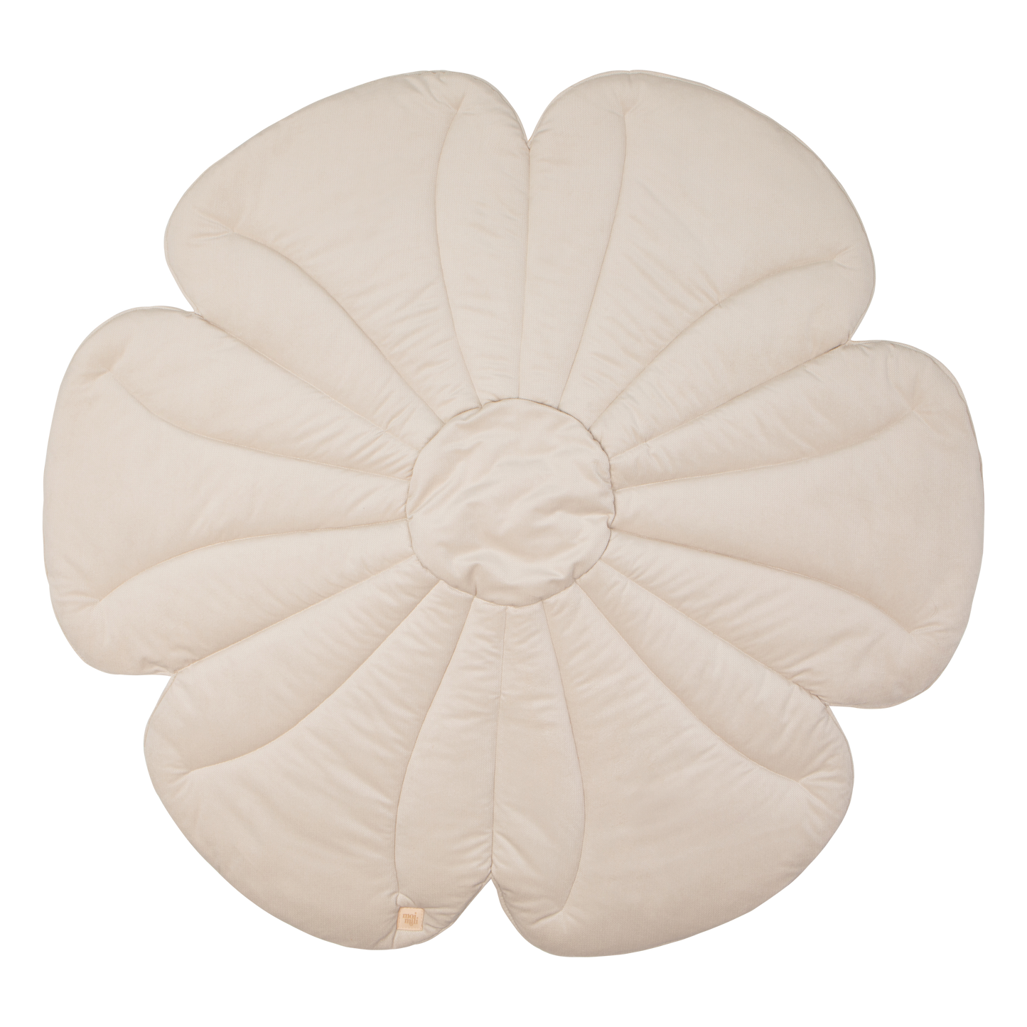 Tapis moelleux velours pour enfant flower Crème "Cream yucca"