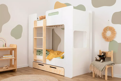 Letto da bambino a castello con cassetto MIMI