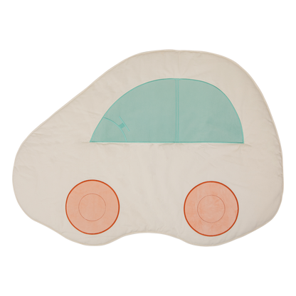 Pack Confort Pastel : tapis fleur + tapis voiture + coussin voiture + coussin nuage