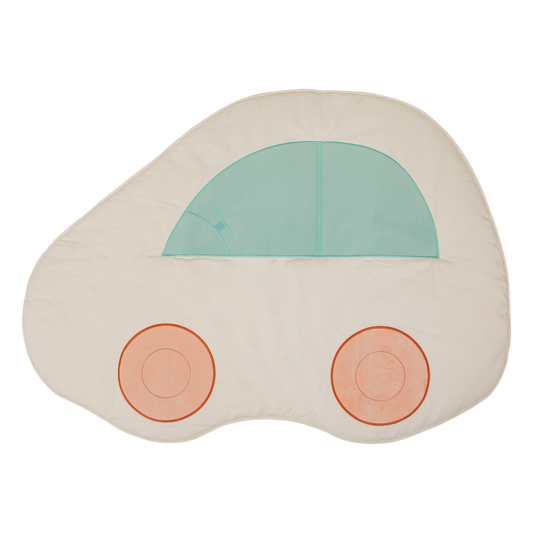 Tapis moelleux pour enfant Voiture "Powder mint"