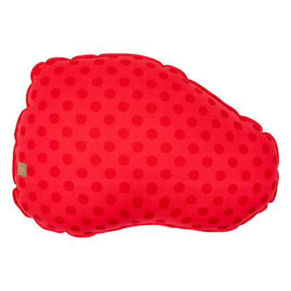 Coussin décoratif et moelleux Voiture  "Red dots"