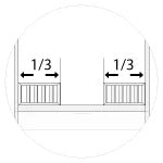 Letto della cabina Julia con cassetto