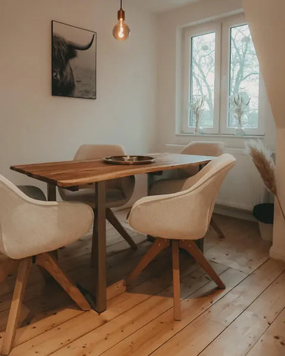 Table à manger ORIGINE 200cm Bois d'acacia massif