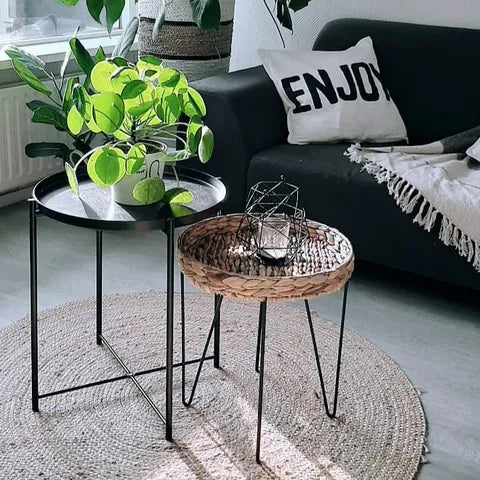 Tapis Jute tressé rond différents formats diamètre 90cm à 240cm