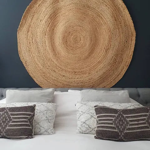 Tapis Jute tressé rond différents formats diamètre 90cm à 240cm