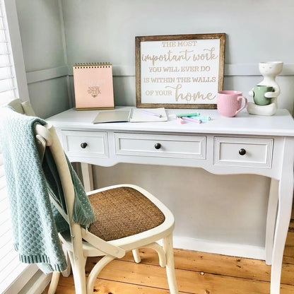 Console coiffeuse 3 tiroirs JOSEPHINE
