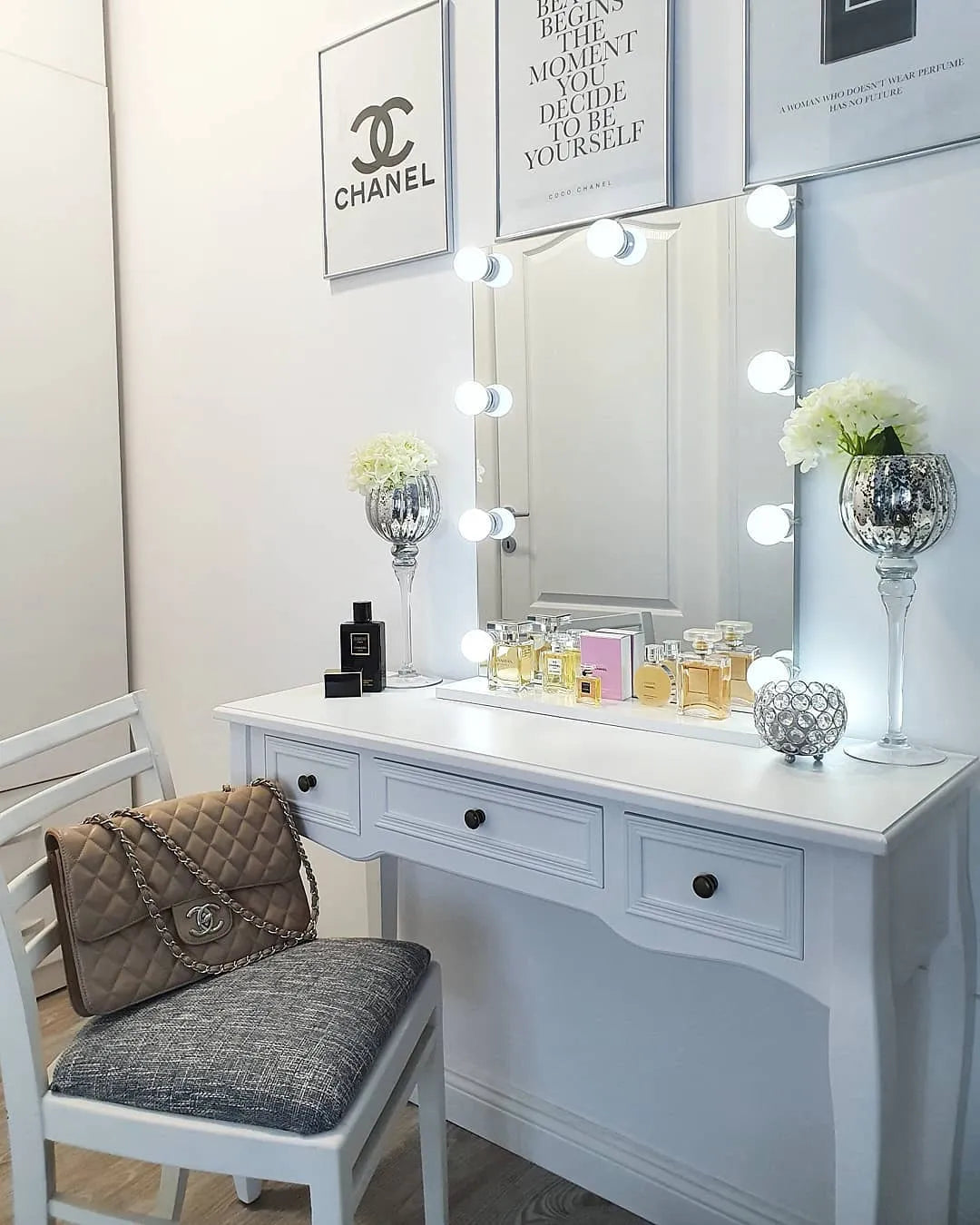 Console coiffeuse 3 tiroirs JOSEPHINE