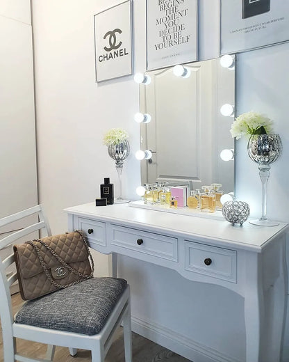 Console coiffeuse 3 tiroirs JOSEPHINE