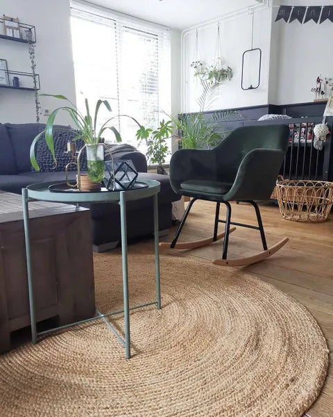 Tapis Jute tressé rond différents formats diamètre 90cm à 240cm