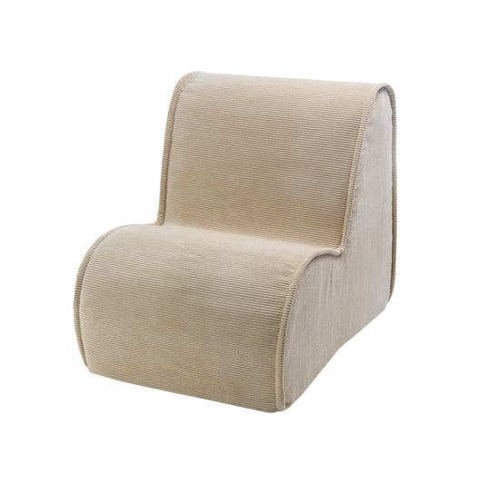 Fauteuil enfant chaise en velours côtelé