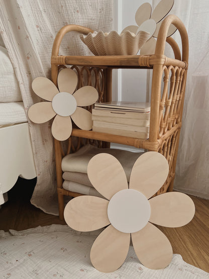 Schöne Wanddekorationsset von 3 Blumen