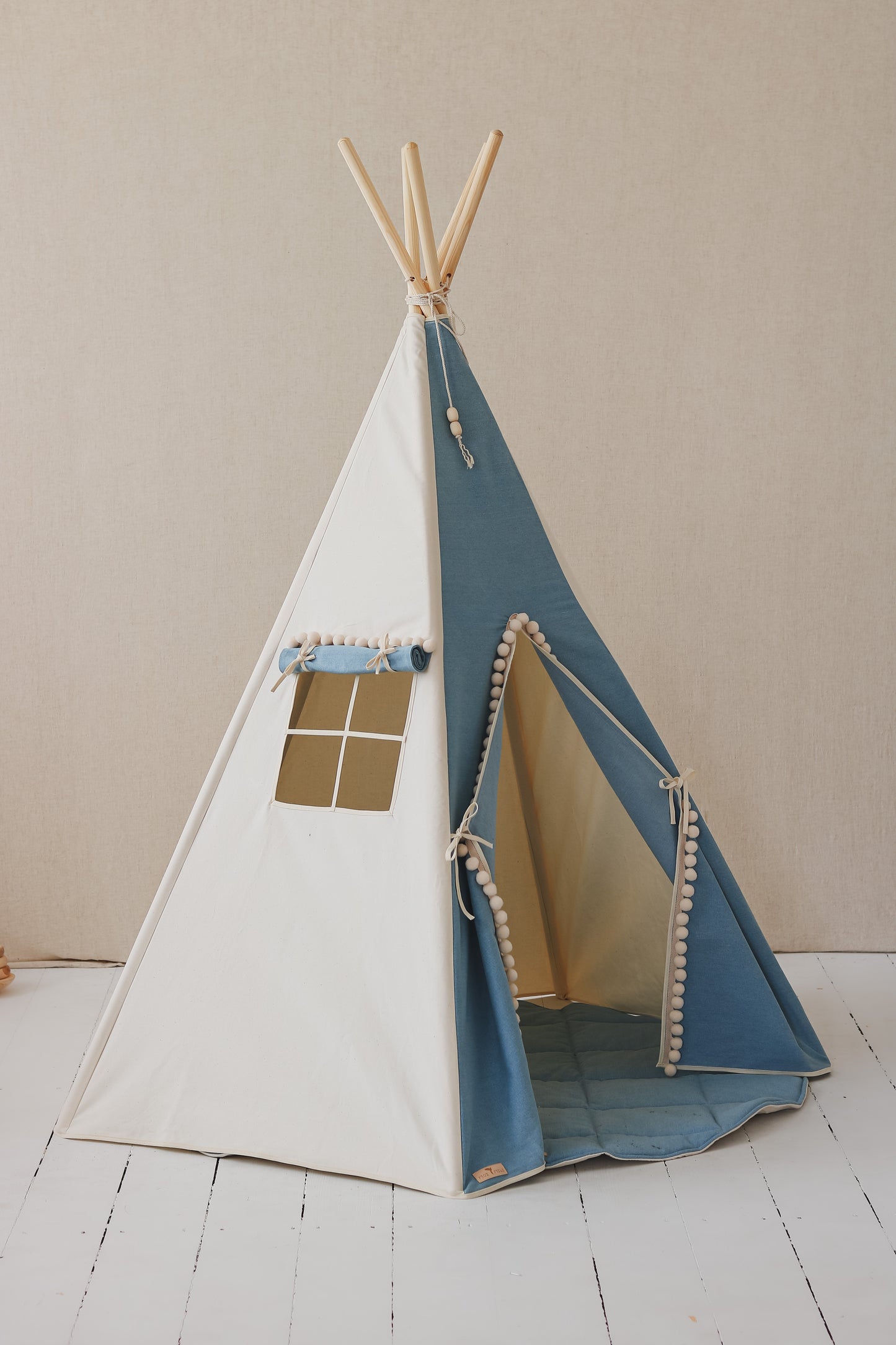 Tapis moelleux pour enfant "Jeans"