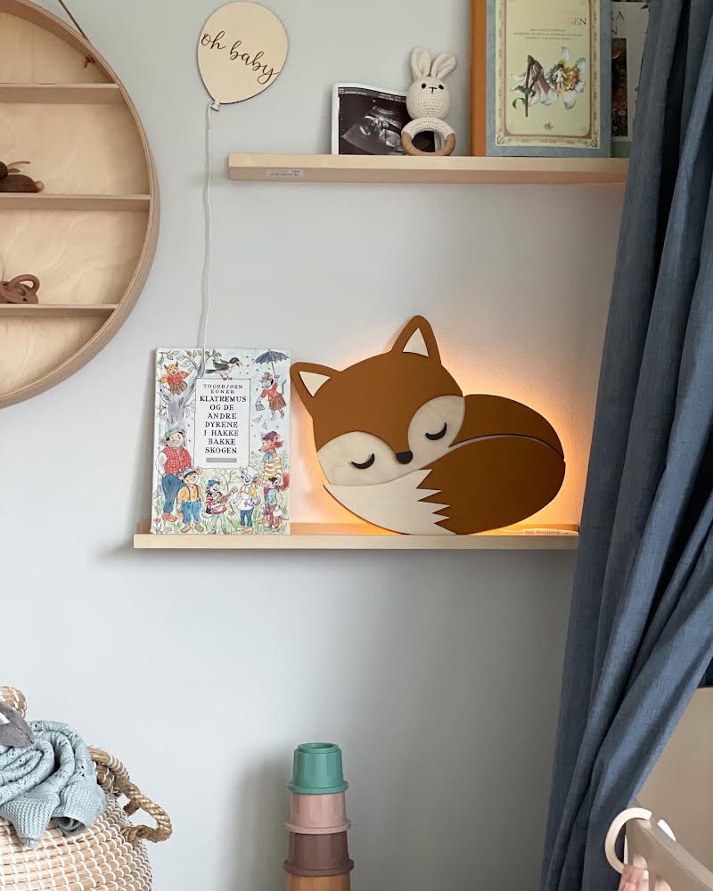 Applique murale veilleuse Renard