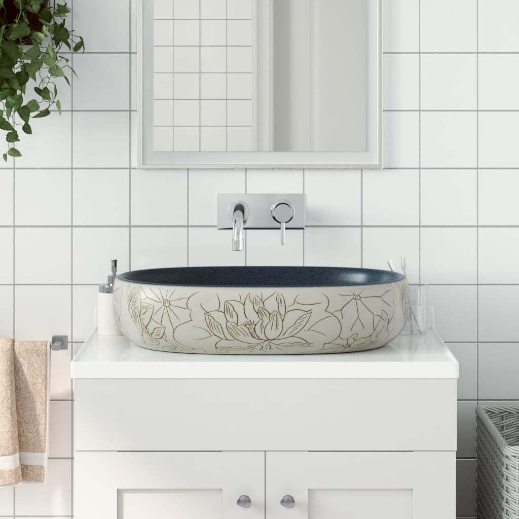 Boka ceramic oval pose basin