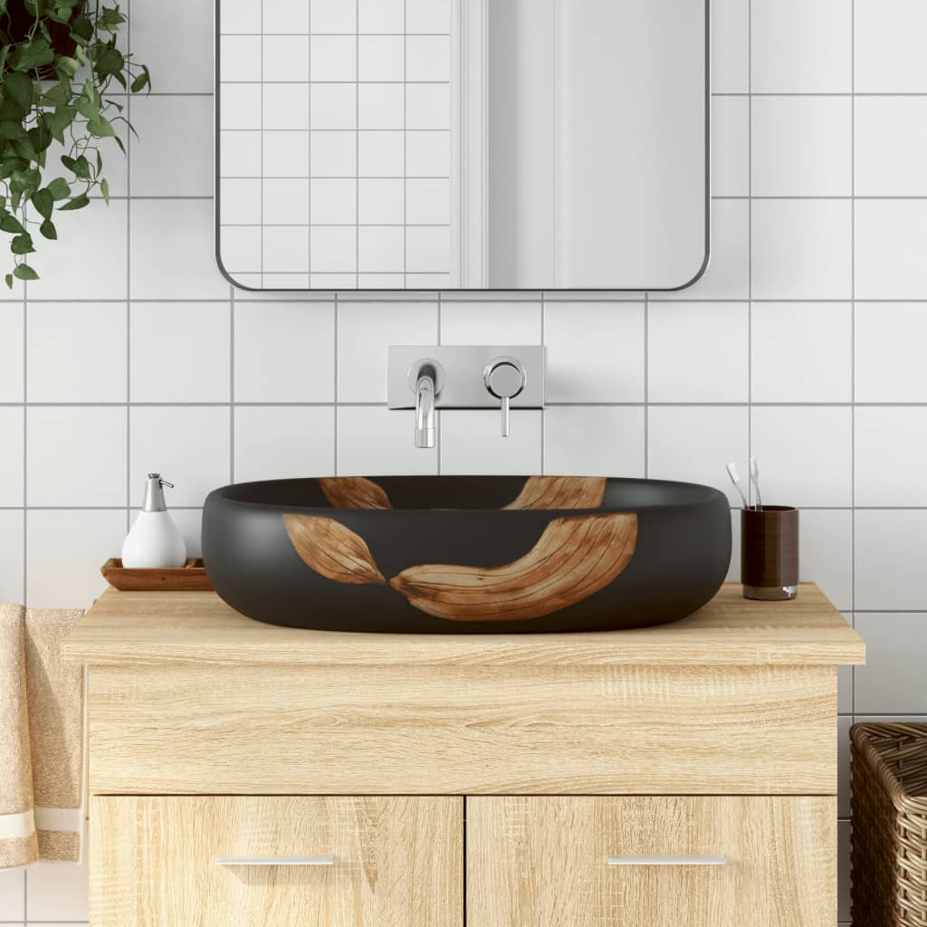 Boka ceramic oval pose basin