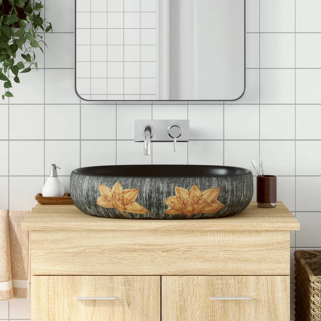 Boka Turquoise oval pose basin