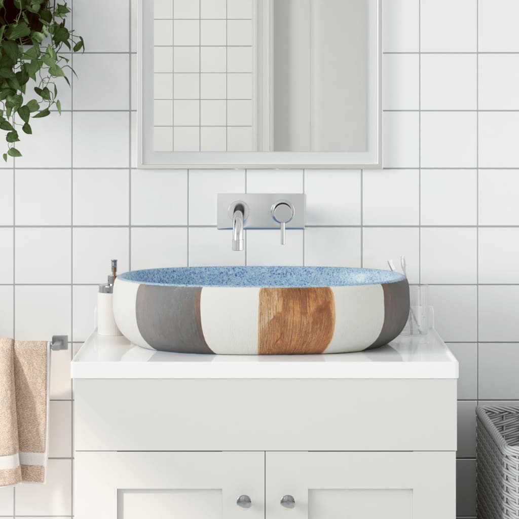 Boka ceramic oval pose basin