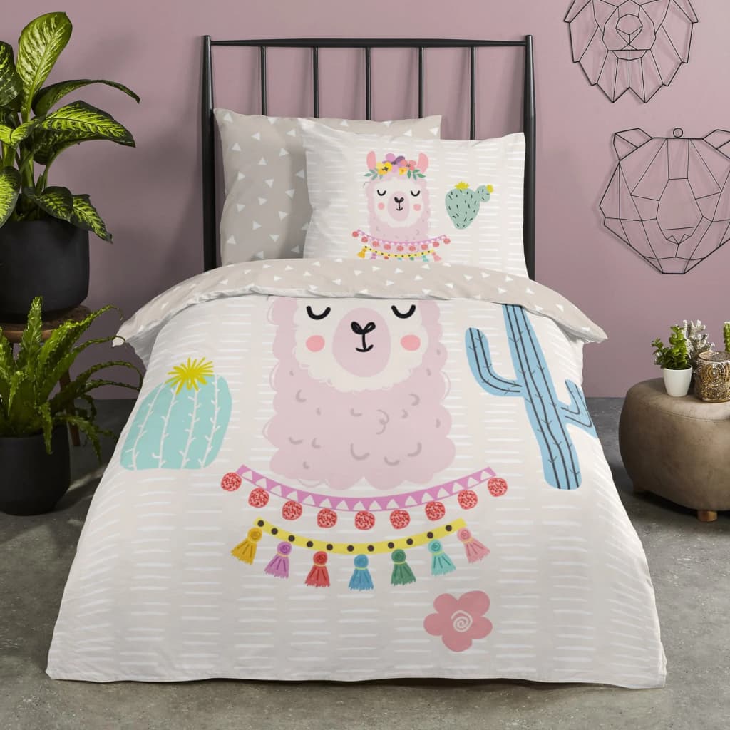 Conjunto de cama Lama 140x200