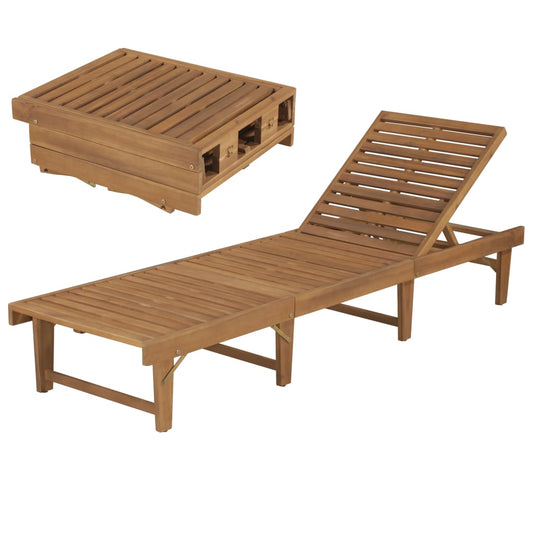 Silla transatable larga plegable
