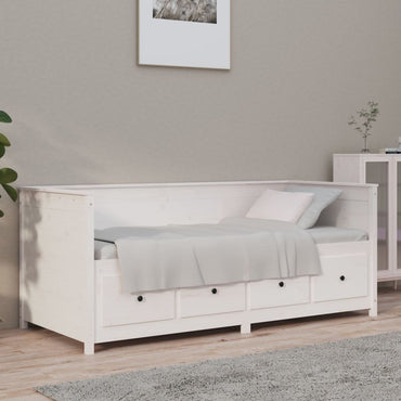 Manel children's children's bed with white wooden drawers