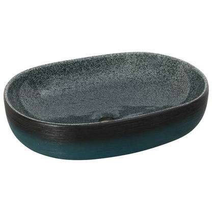 Boka Turquoise oval pose basin