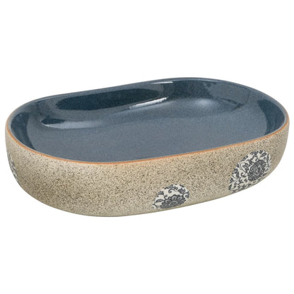 Boka Turquoise oval pose basin