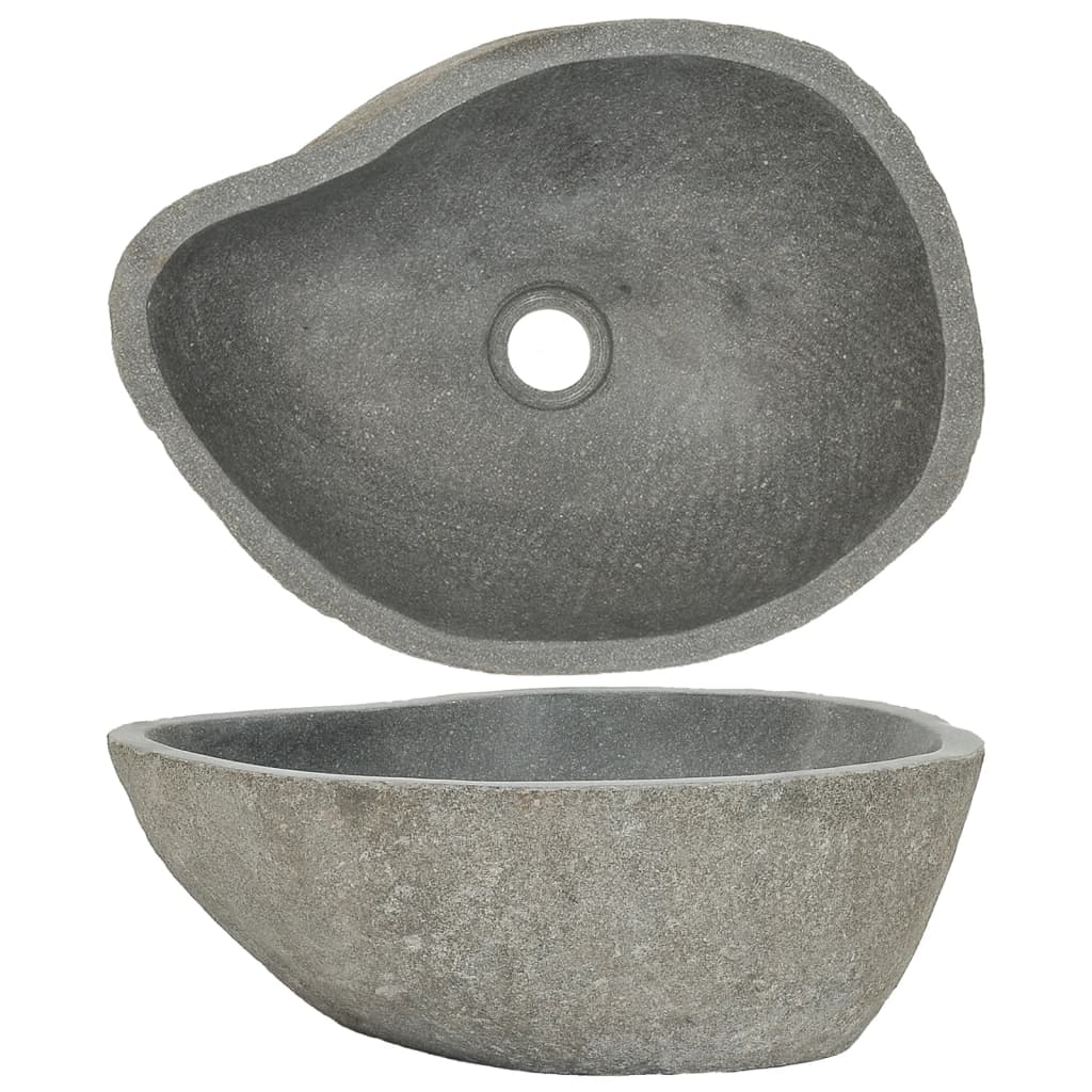 Ovala ovala riverstone basin