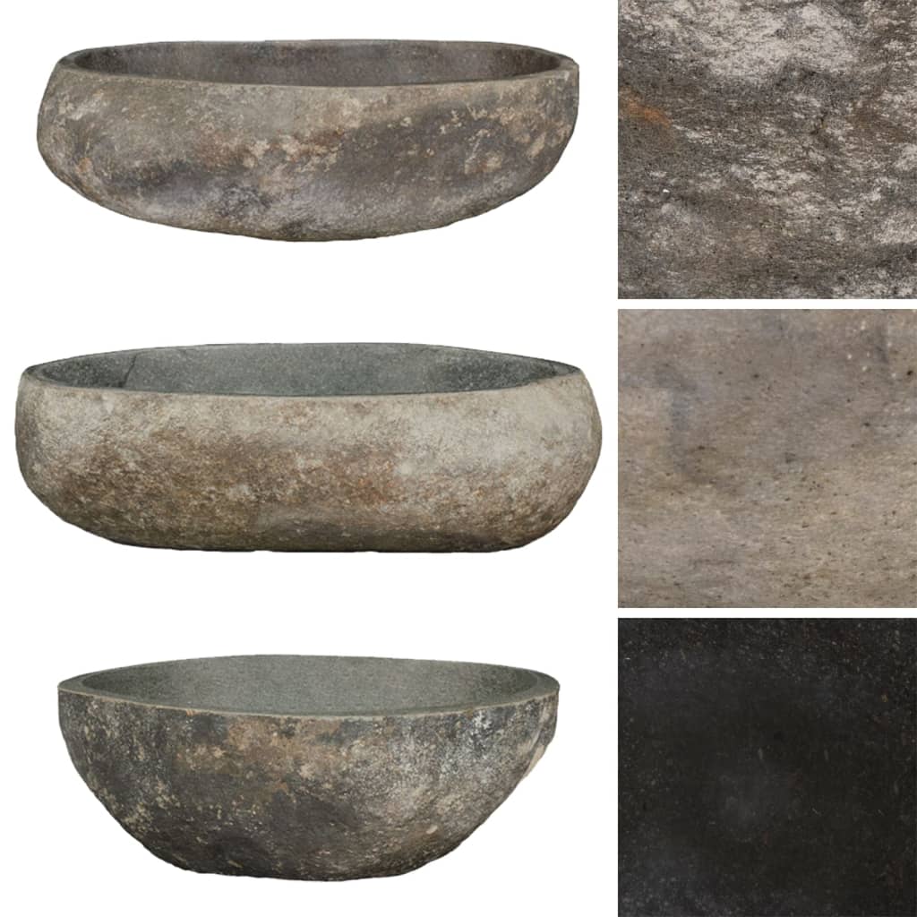 Ovala ovala riverstone basin