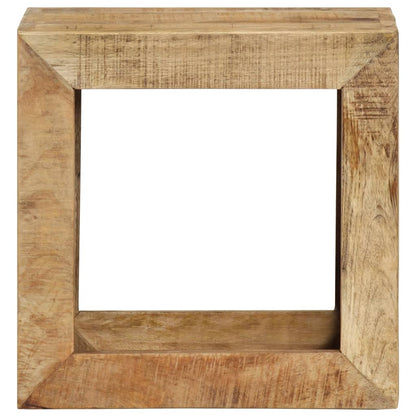 Tabouret 40x30x40cm Bois de manguier CUBE