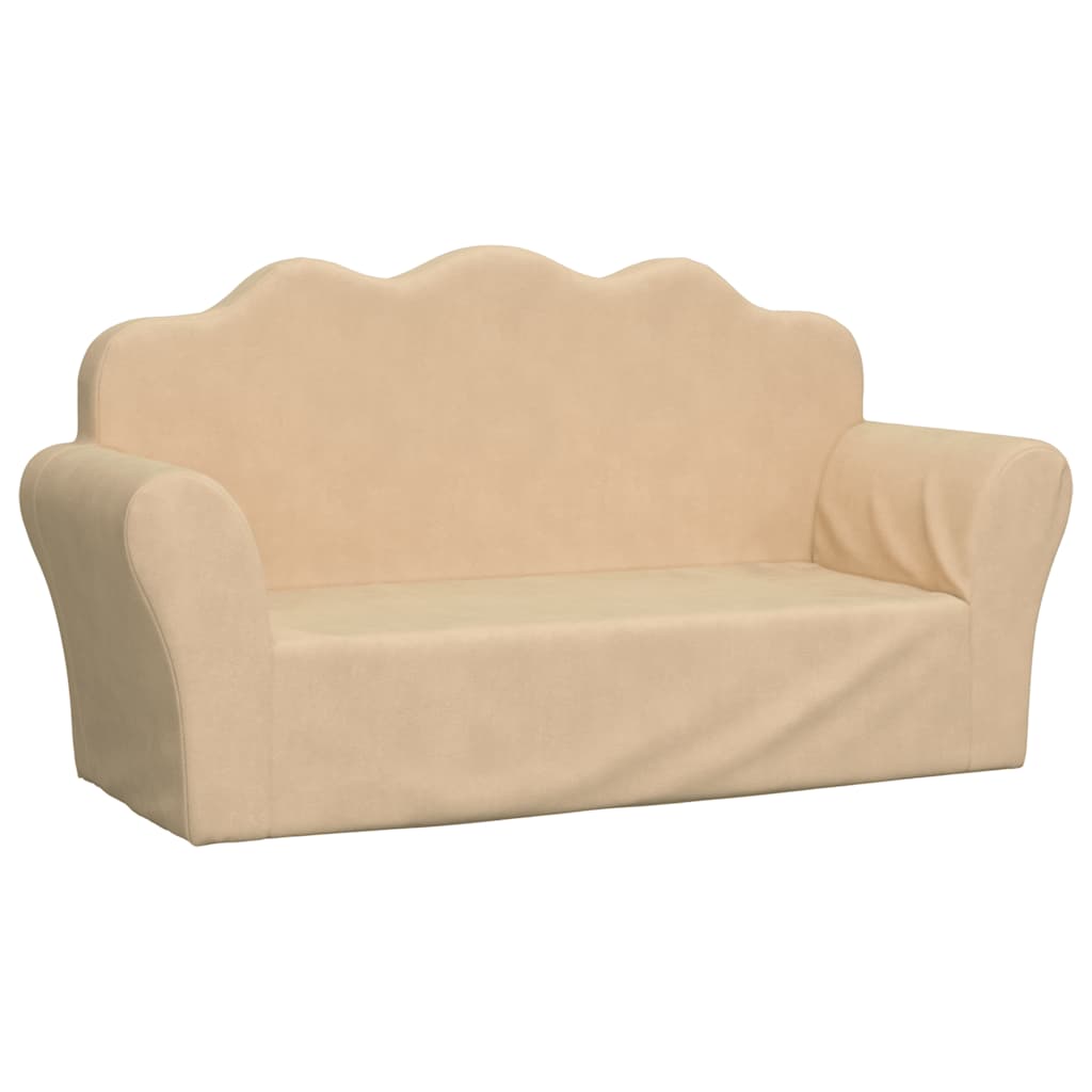 Divano letto per bambini in velluto grigio