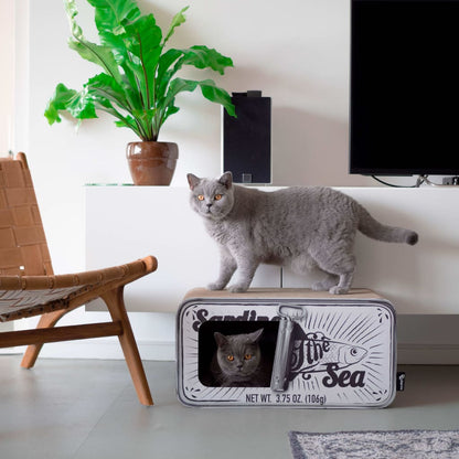 Tanière pour chat SARDINE avec griffoir