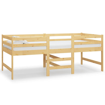 Mittlerer Bett, massives Mezzanin 90x200 cm