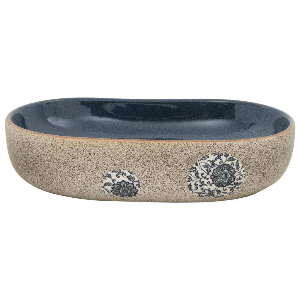 Boka Turquoise oval pose basin