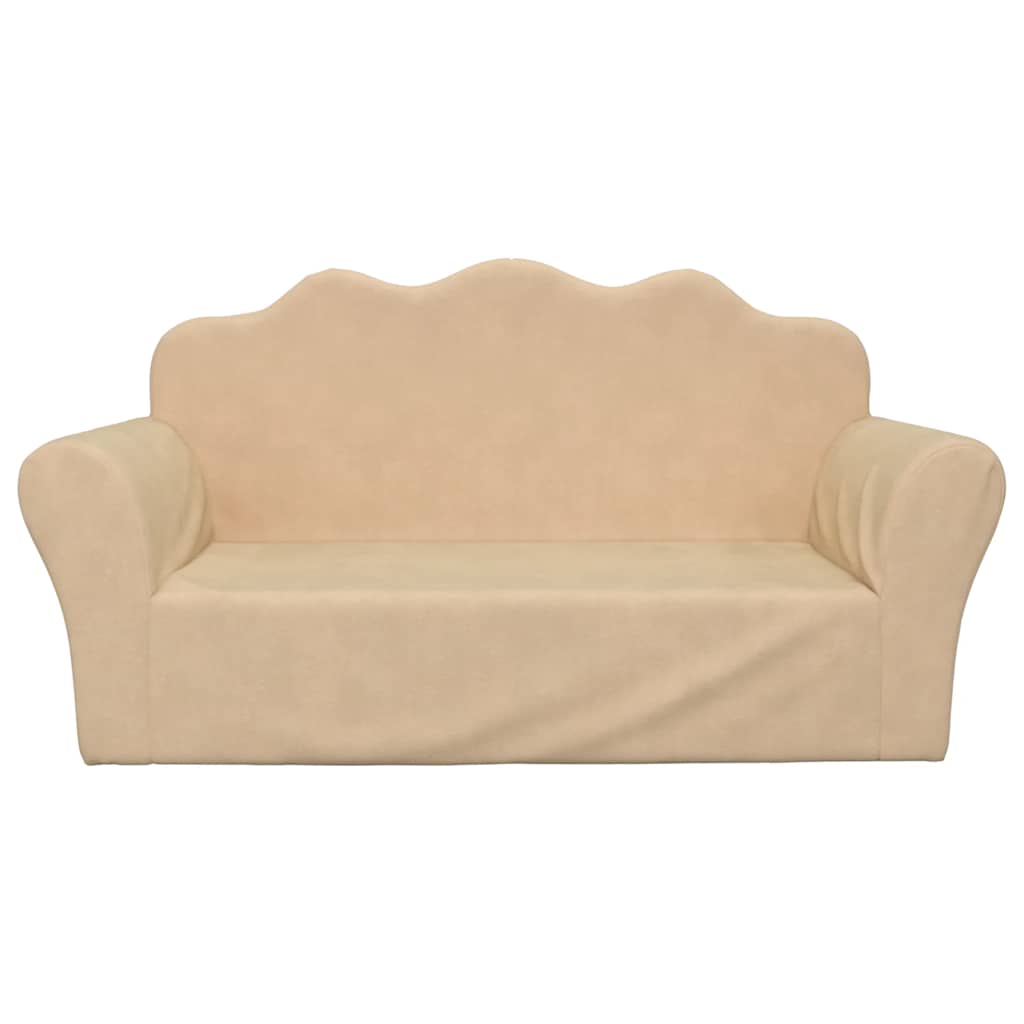 Divano letto per bambini in velluto grigio