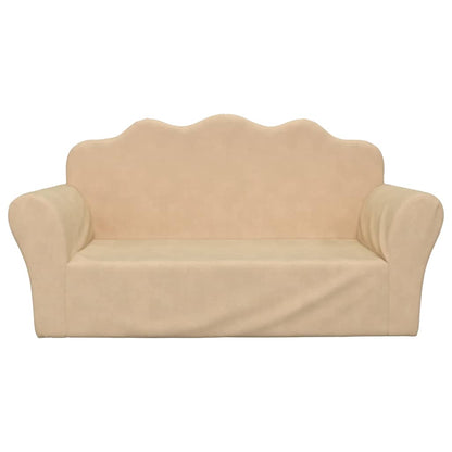 Divano letto per bambini in velluto grigio