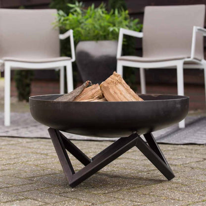 RedFire Bol à feu Brasero Pello Noir Acier - Livraison France offerte!