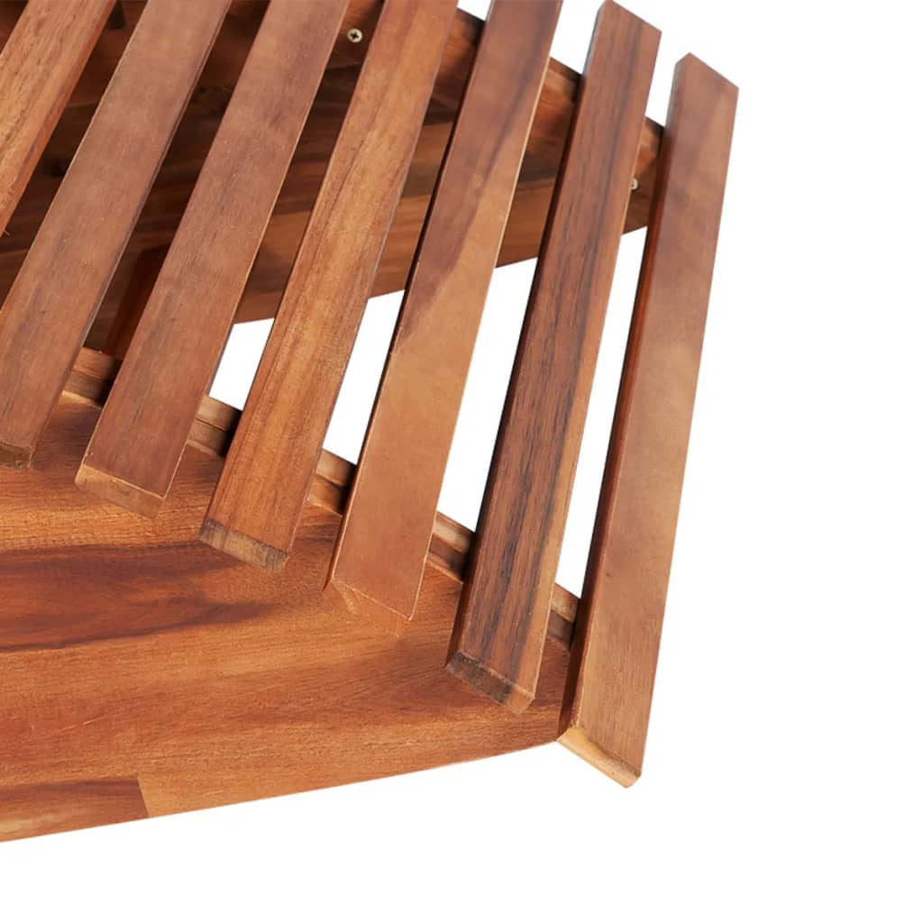 Acacia wooden tilting lounge chair
