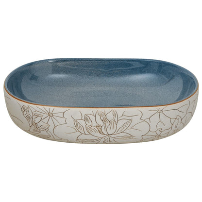 Boka ceramic oval pose basin