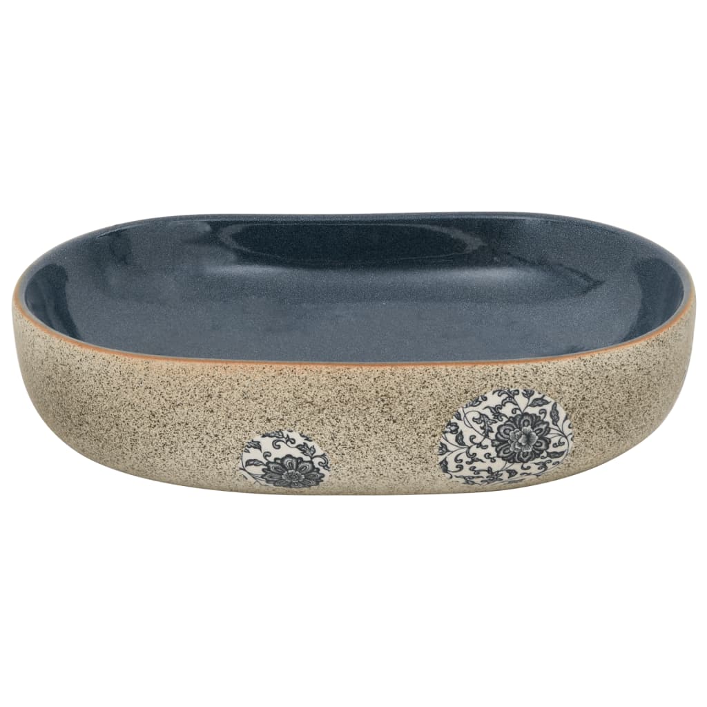 Boka Turquoise oval pose basin