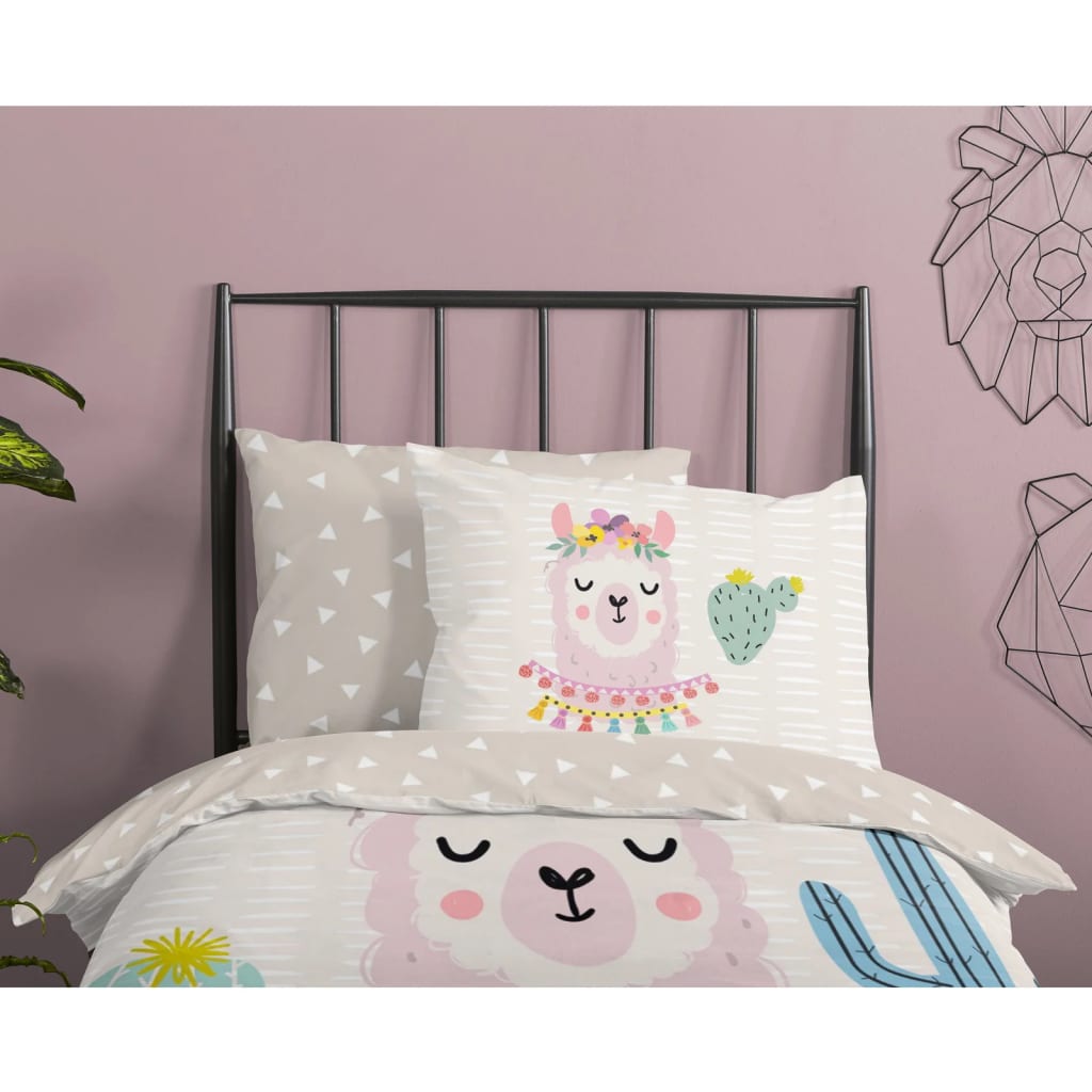 Conjunto de cama Lama 140x200