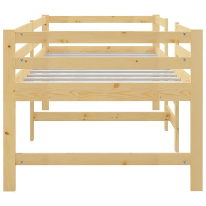 Mittlerer Bett, massives Mezzanin 90x200 cm