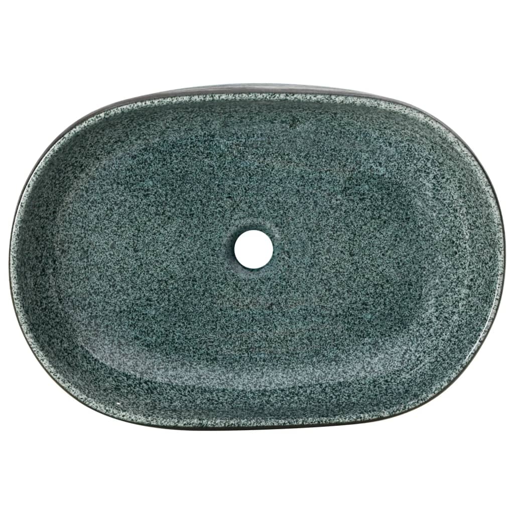 Boka Turquoise oval pose basin