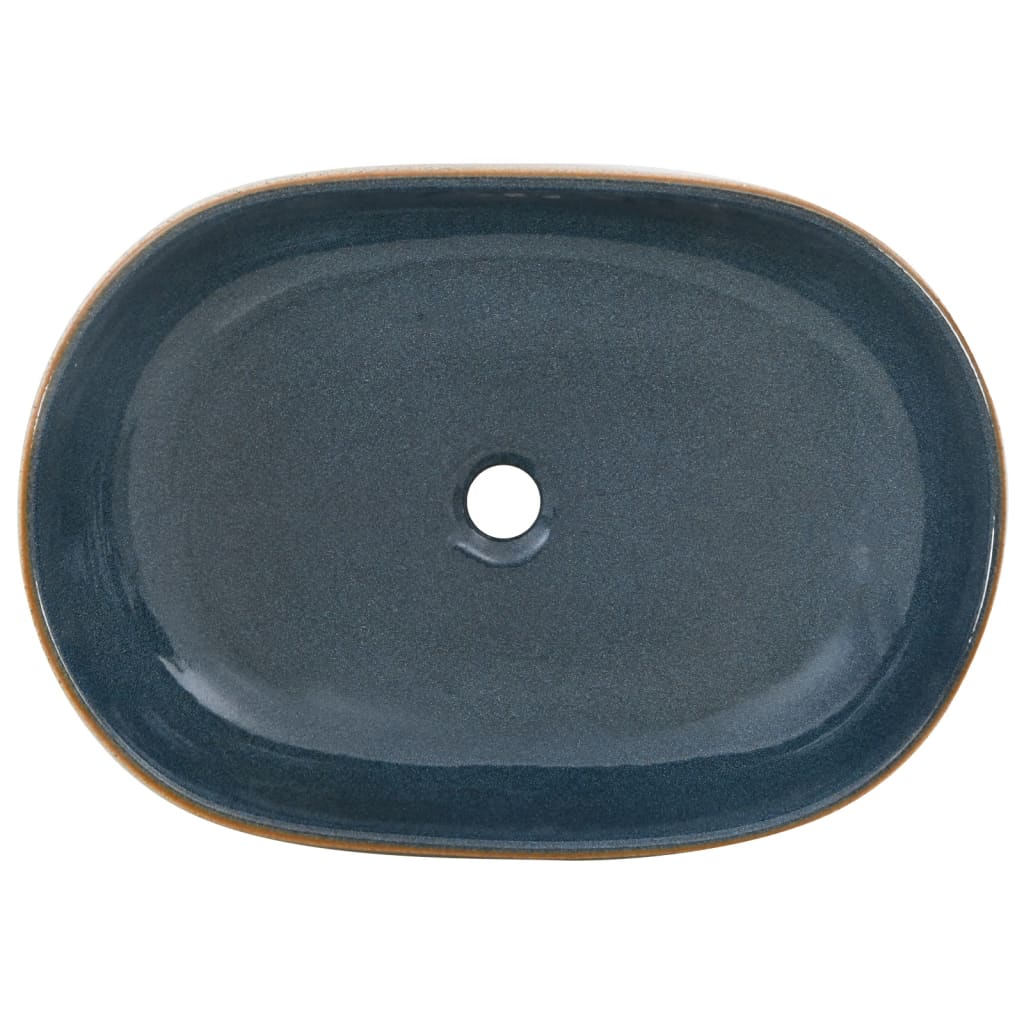 Boka Turquoise oval pose basin