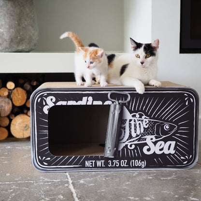 Tanière pour chat SARDINE avec griffoir
