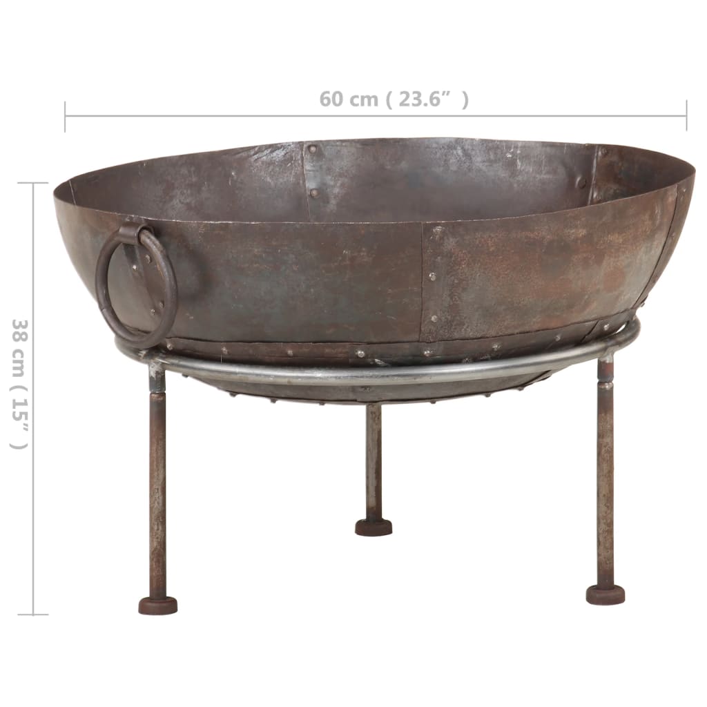Foyer rustique Ø 60 cm Fer - Livraison France offerte!