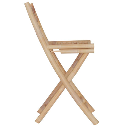 Outdoor bamboo bar with 2 Bali adjustable stools