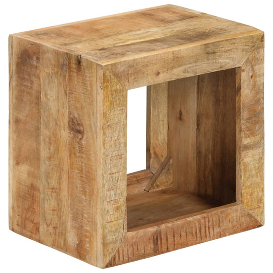 Tabouret 40x30x40cm Bois de manguier CUBE