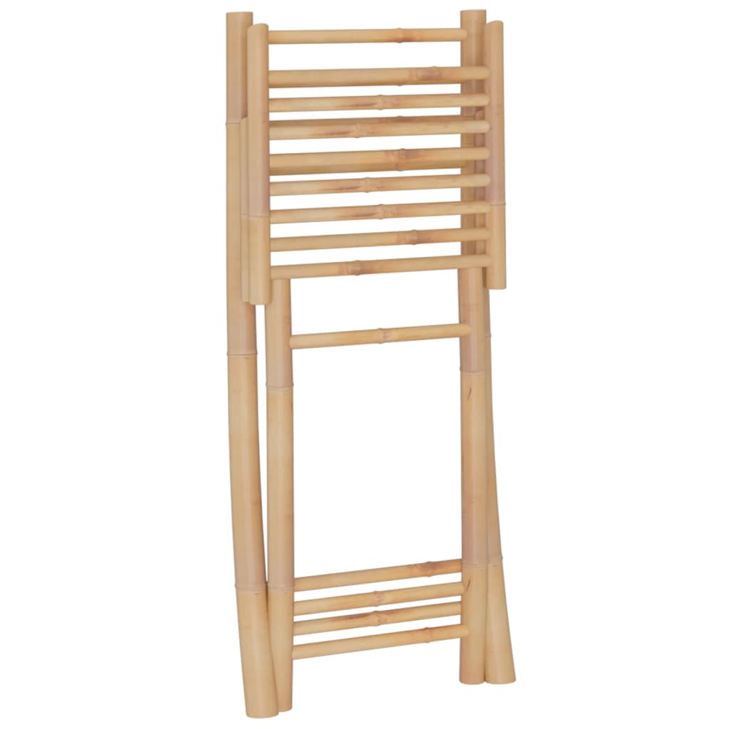 Outdoor bamboo bar with 2 Bali adjustable stools