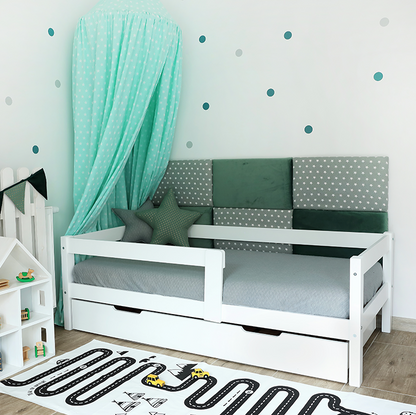 Lit enfant Simple avec tiroir en couleur