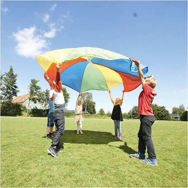 Parachute de jeu pour enfants Ø3,5 m tissu